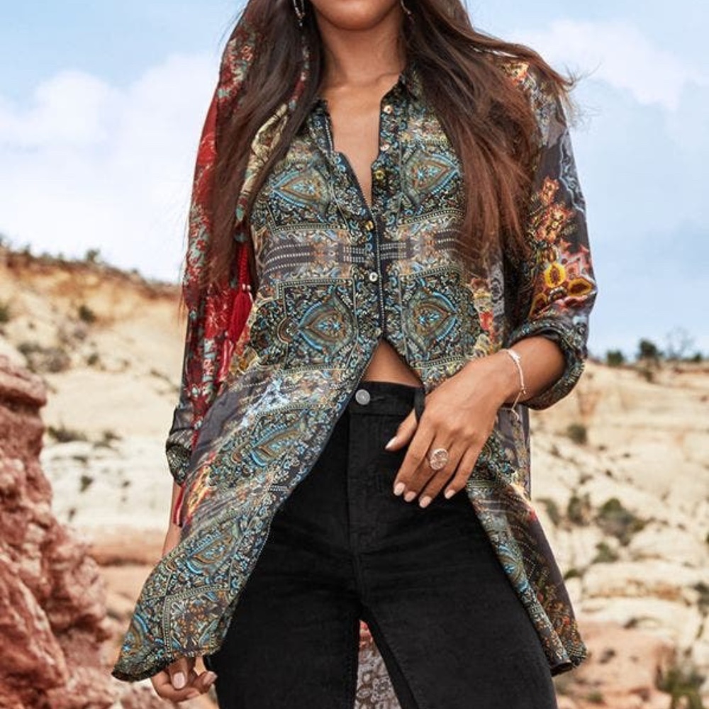 NWT Johnny Was Mumbai Della Tunic